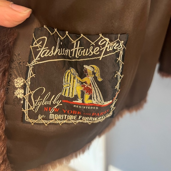 Unk Jackets & Coats Vintage Piece Real Fur Purchased At A
